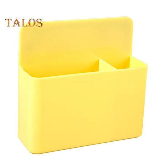 

Магнитный держатель для ручек большой емкости для карандашей маркеров многофункциональный держатель для холодильника офис школьные канцелярские принадлежности жёлтый