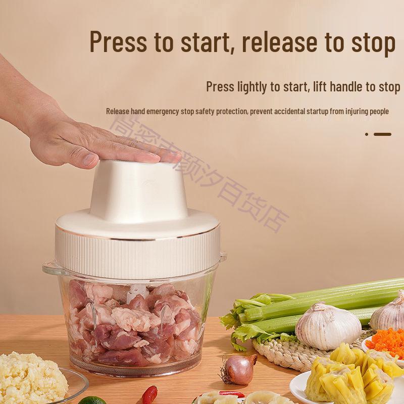 Electric Fully Automatic Meat Grinder Mincer & Mixer - Multi-functional Household Food Processor