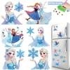 6Pcs DIY Diamond Painting Refrigerator Magnets, Frozen Disney Cross-stitch Round Diamond Handicraft Home Decoration Gift