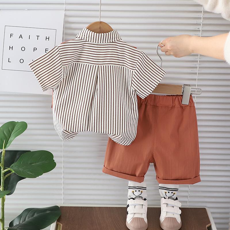 Sommer Baby Jungen Kleidung Anzug Kinder Baumwolle Freizeit T-Shirt Shorts 2-teilig/Sets Kleinkind Kostüm Säuglingsoutfits Kinder Trainingsanzüge