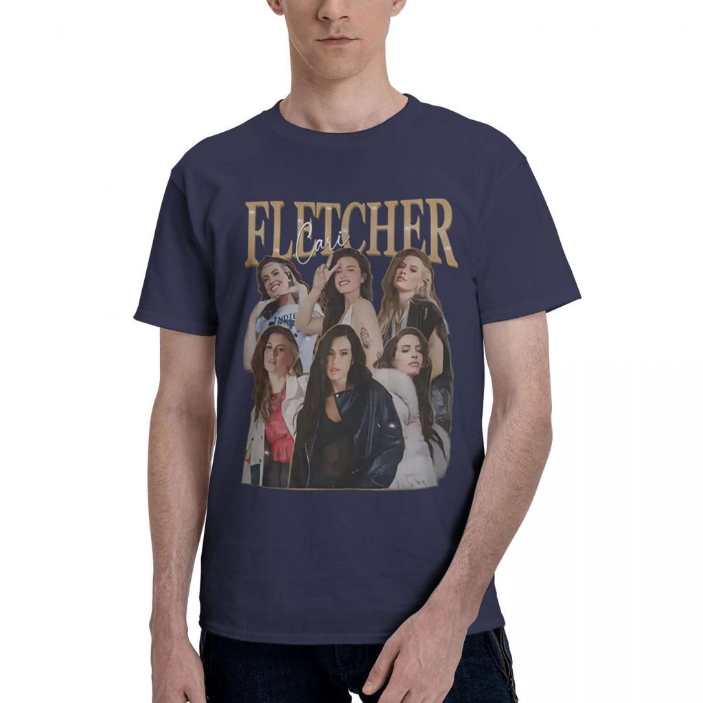 Cari Fletcher 100 Cotton Casual Breathable Confortable Men Top High End Mens Clothing T Shirt Men
