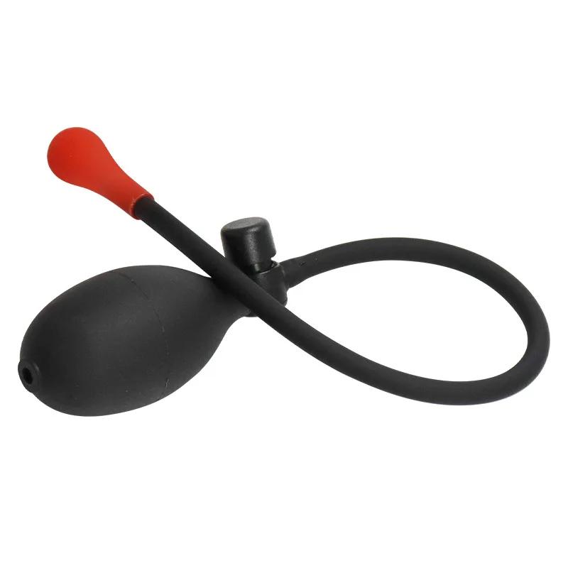 Adult SM Inflatable Anal Plug Butt Dilator Vaginal Expander Sex Toys for Women Men Enema Products Erotic Machine Couples Tools