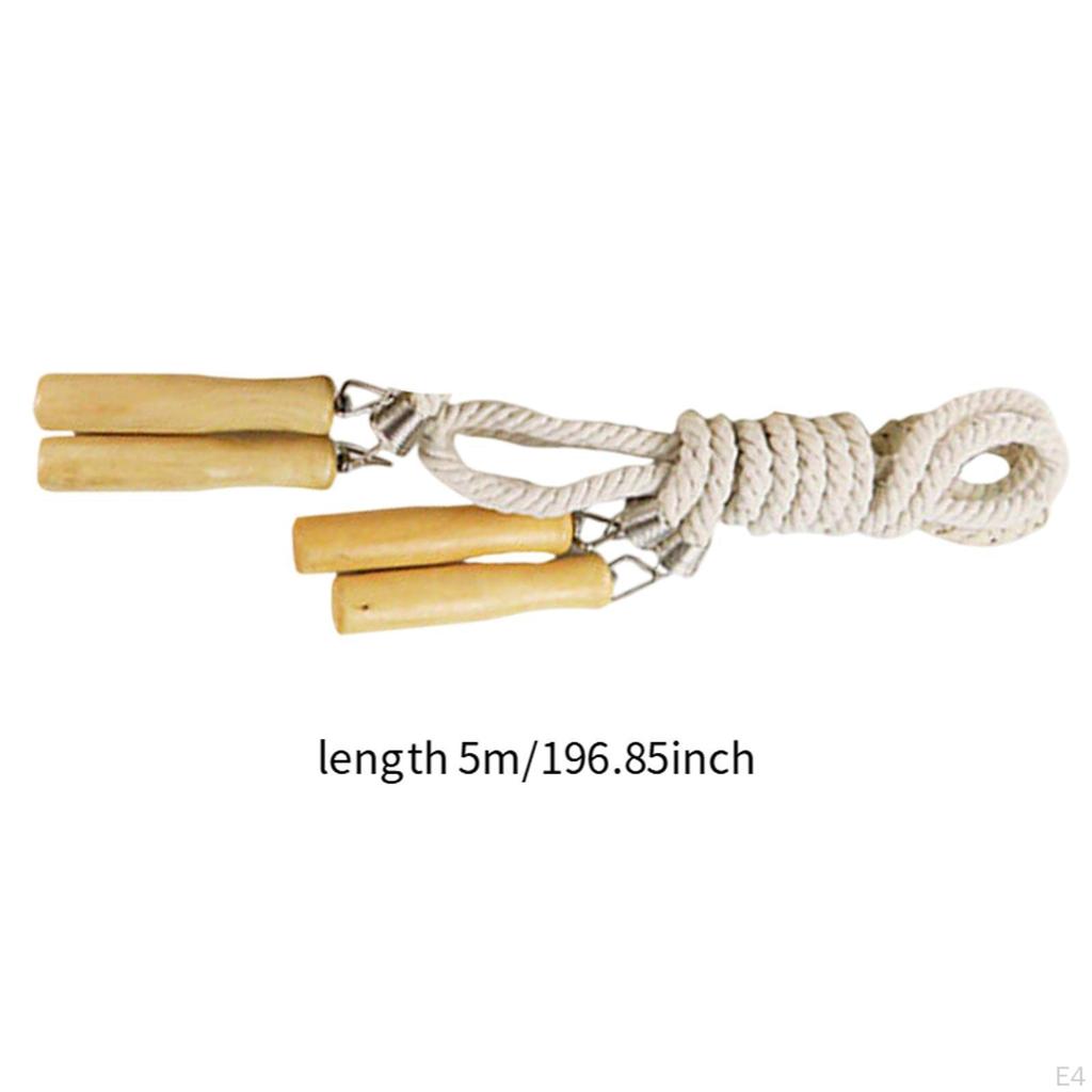 Group Activity Jump Rope with Wooden Handle for Fitness Competitions