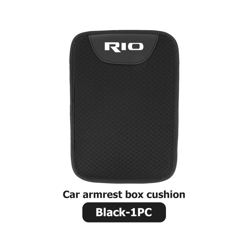 AABIW1 Car Center Console Box Ice Silk Protector Pad Armrest Pad Non-slip Mat For KIA Ceed Rio K5 K2 Optima Cerato Venga Sedona Forte