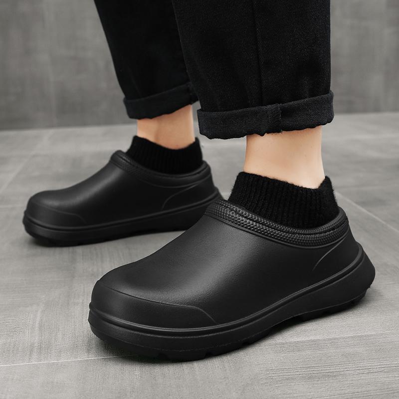 Fashion Winter Indoor New Home Waterproof Plush Warm Cotton Shoes Outdoor Platform Anti Slip Casual Cotton Shoes for Women Large Size