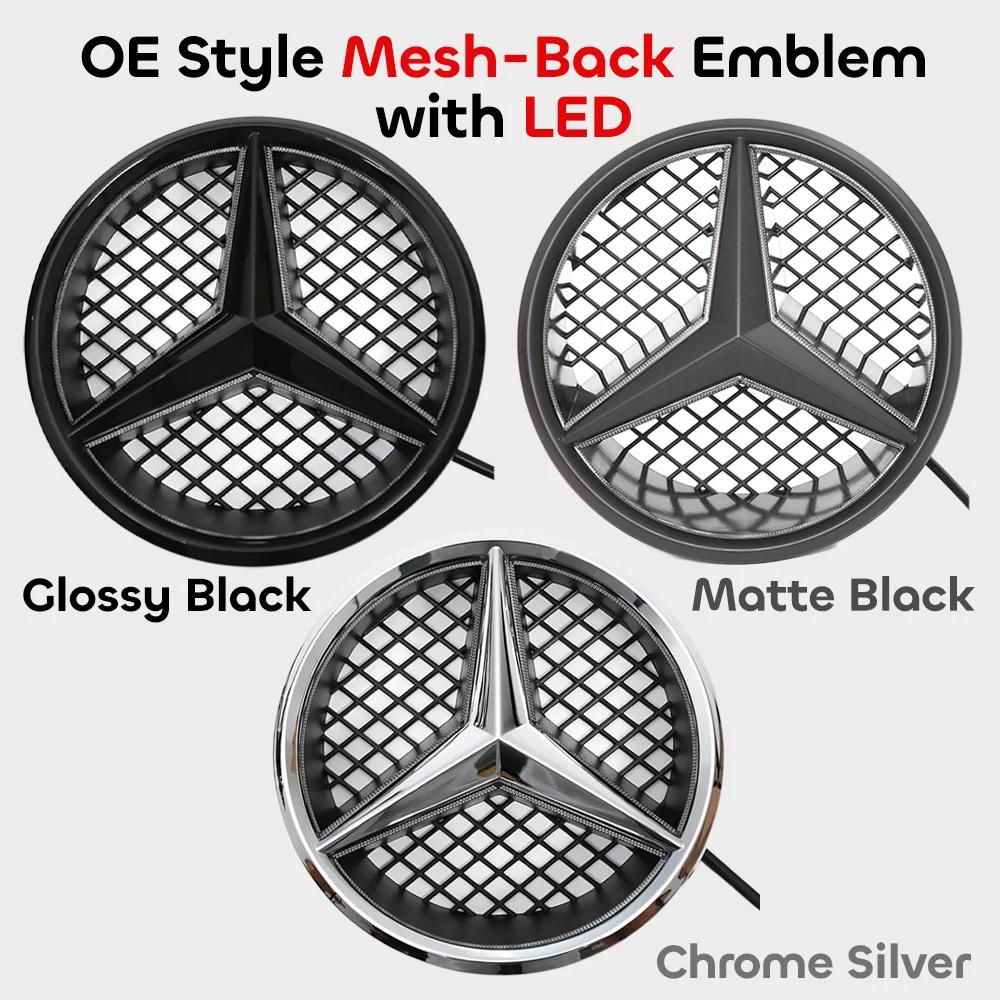 XEATN1 Hot 2026 New For Benz Front Grille Star Logo OEM Emblem For Mercedes Benz B-Class W245 C-Class W204 C180 C200 C230 C250 C280 C30