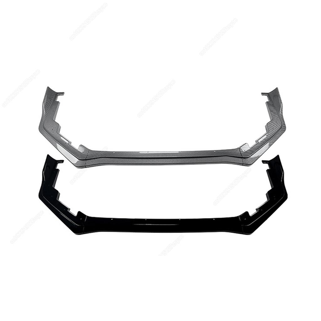 Car Front Bumper Spoiler Lip Guard Lowter Splitter Blade For Subaru Impreza WRX STI VA 2015-2021ABS Black Bodykits Tuning