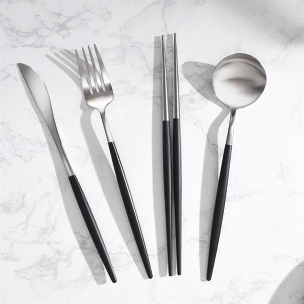 CASANI Dilda Edelstahl Besteck Essstäbchen