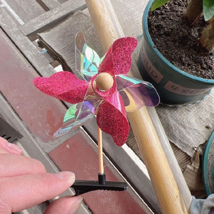 Playful Hair Clips with Spinning Windmills Sweet Charm Hairpin for Children