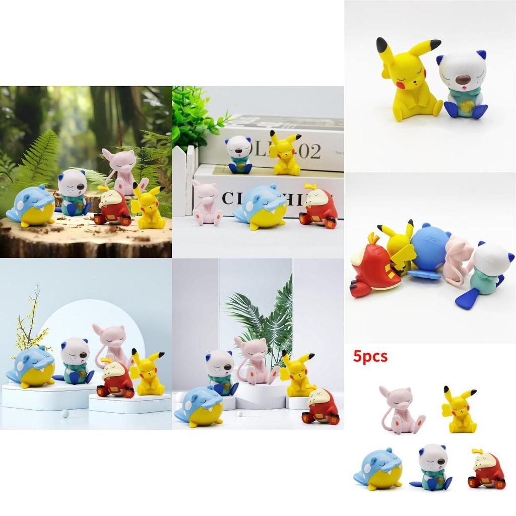 Entzückende Pokemon Schulter Plüschtiere Pvc Spielfiguren Geschenkset Perfekt für Kinder und Sammler