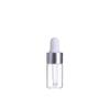 Mini Dropper Bottles Oil Aromatherapy Bottles with Rose Gold Cap Reagent Pipettes Bottles  Transparent Bottle 1ml 2ml 3m 4m 5m
