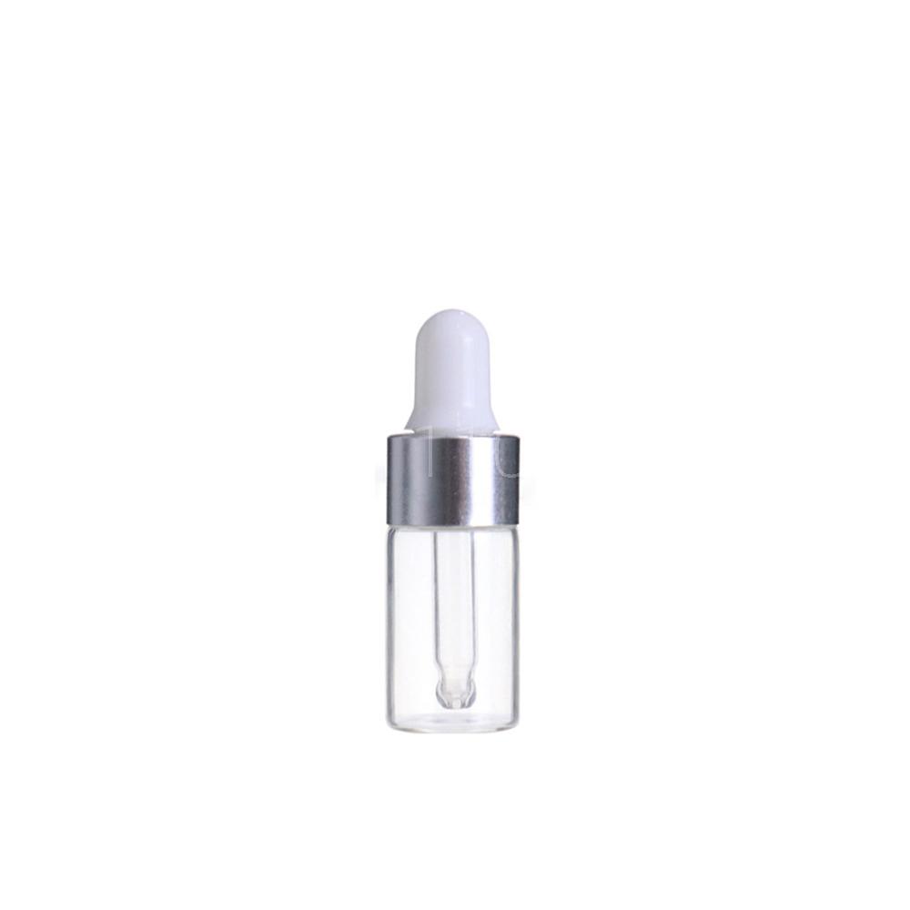 Mini Dropper Bottles Oil Aromatherapy Bottles with Rose Gold Cap Reagent Pipettes Bottles Transparent Bottle 1ml 2ml 3m 4m 5m