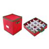 Foldable 64 Compartment Organizers Box Waterproof Nonwoven Fabric for Christmas Light Storage