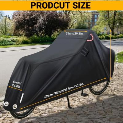 Heavy Duty 420D Oxford Cloth Rainproof Tricycle and Motorcycle Cover