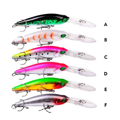 Lebegő Csali Kemény Horgász Minnow Csali 9,5cm 6g Mesterséges Csali Horgászcsali