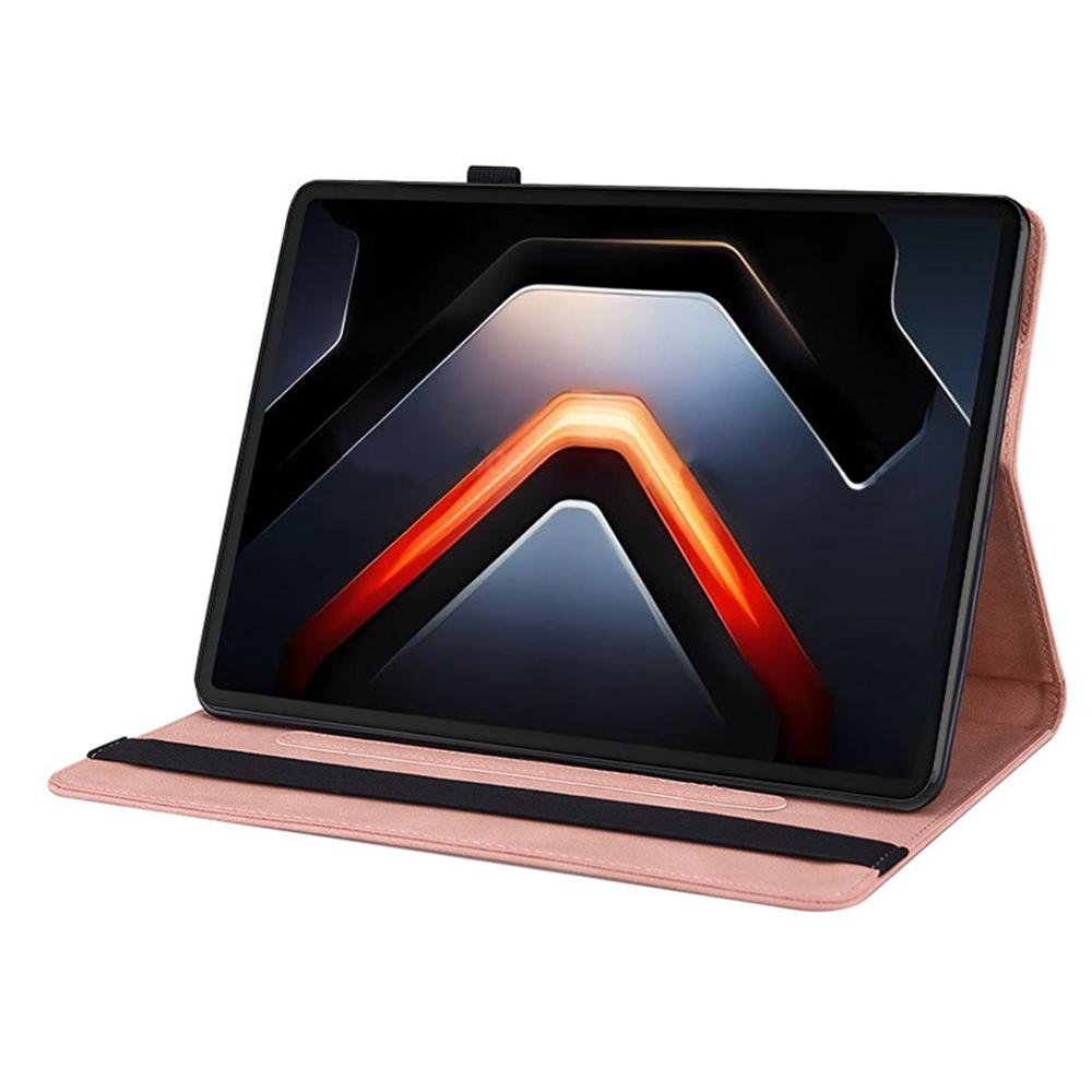 Pro pouzdro Infinix Xpad GT Pouzdro s potiskem motýlů a květin Kožený kryt na tablet z PU s přihrádkami na karty