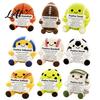 Cute Knitted Ornament for Athletes Positive Sports Ball Plush Emotional Support Doll