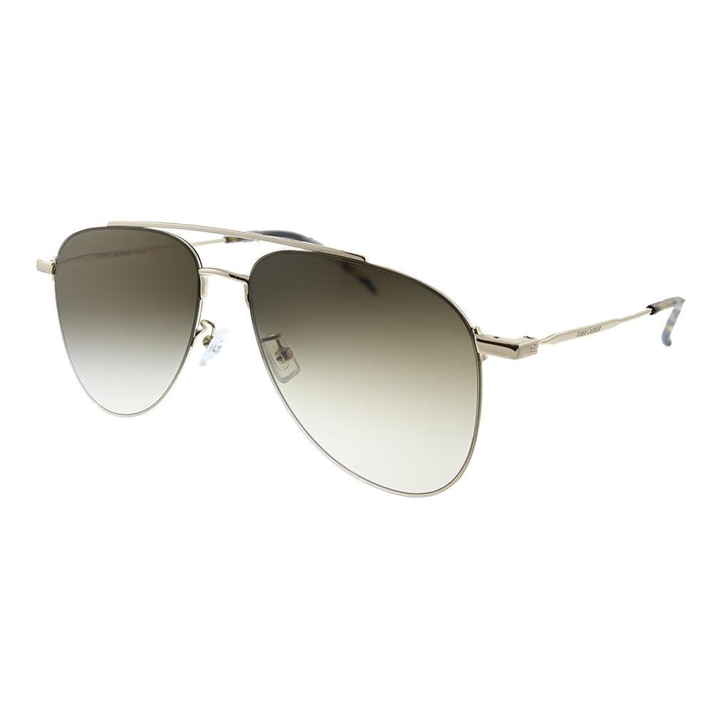 

Saint Laurent SL 392 WIRE 001 Unisex Aviator Sunglasses gold