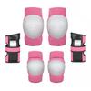 7-Piece Children's Protective Gear Set - Roller Skating Helmet, Knee And Elbow Pads For Skateboarding, Balance Biking, And Outdoor Sports