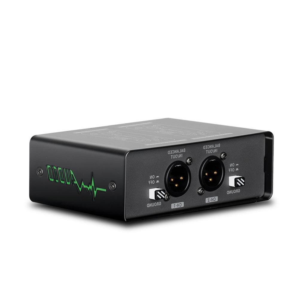 3 Stage Adjustable Sound Isolators Eliminates Hum Noise Double Channel Signal Processor For Recording Devices
