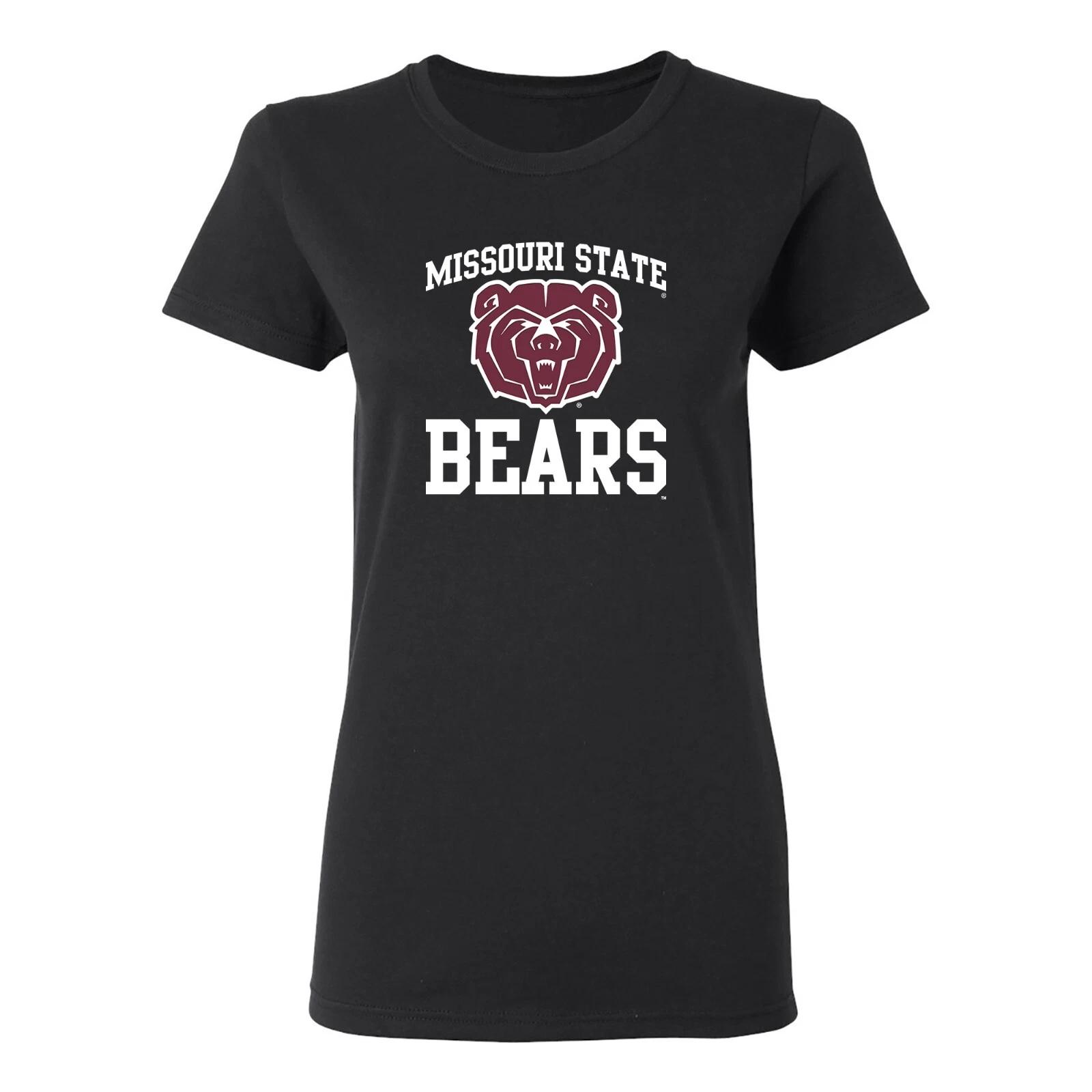 Missouri State Bears Arch Logo Women s T-Shirt - Black S