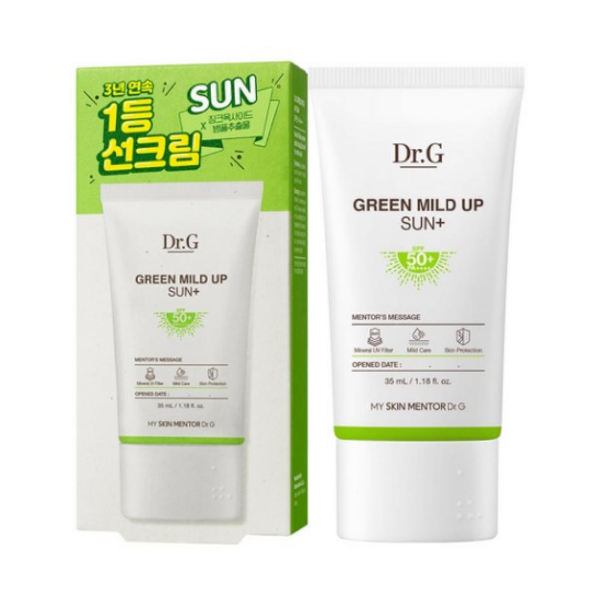 

Dr.G Green Mild Up Sun Plus SPF50+ PA++++ — 35 мл, 1 шт.