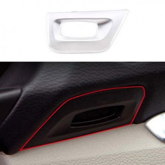 Matte Silver 07-11 Button Trim For BMW 1 Series E81 Car Inner Engine Start Stop