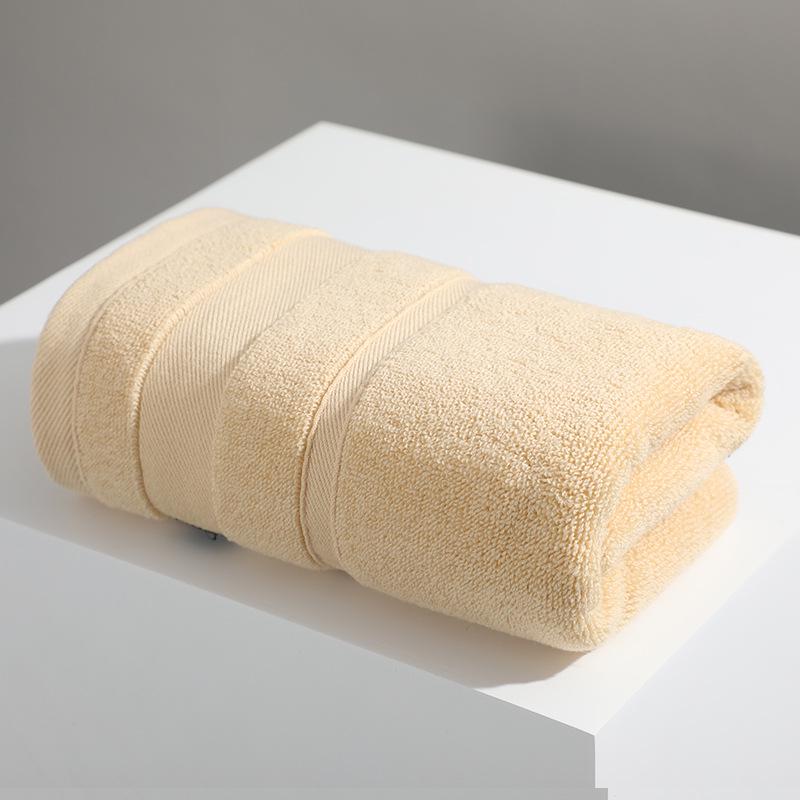 

Pure Cotton Class A Soft Absorbent Embroidered Bath Towel - Luxurious, Thickened for Adults 35x75cm