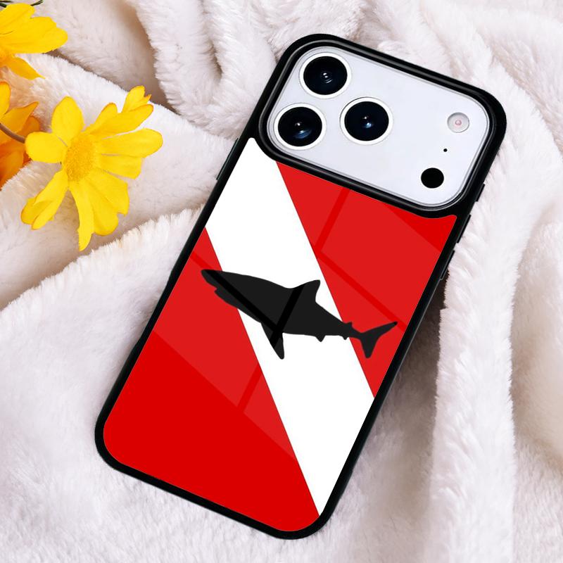 

Чехол для телефона с изображением флага дайвинга Scuba Diving для iPhone 17 16 Pro Max 15 14 Pro 11 12 13 XR XS 6 7 8 Plus Ударопрочный чехол iPhone 13 mini