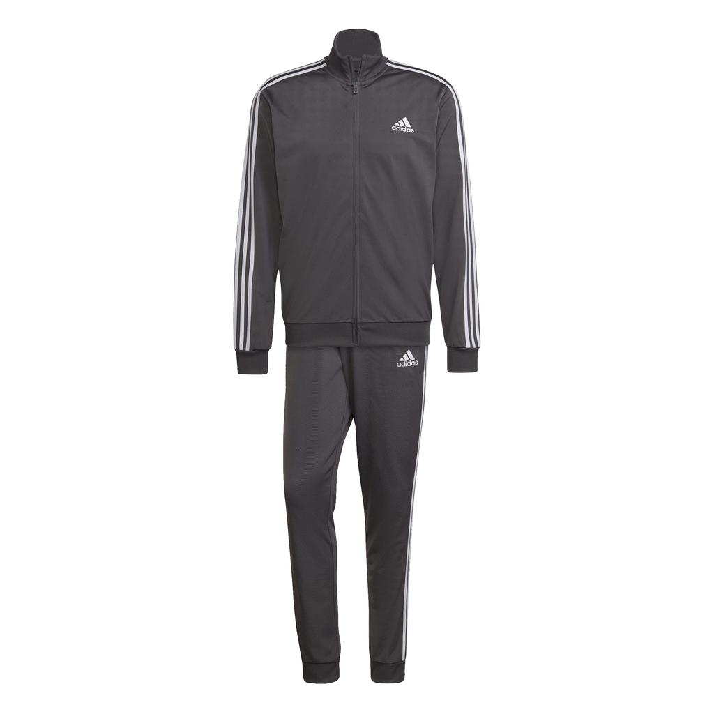 Adidas Tricot Tracksuit Gray Five Size L Men's Fleece-Lined Set, (HT6650), (Product Code 28898)