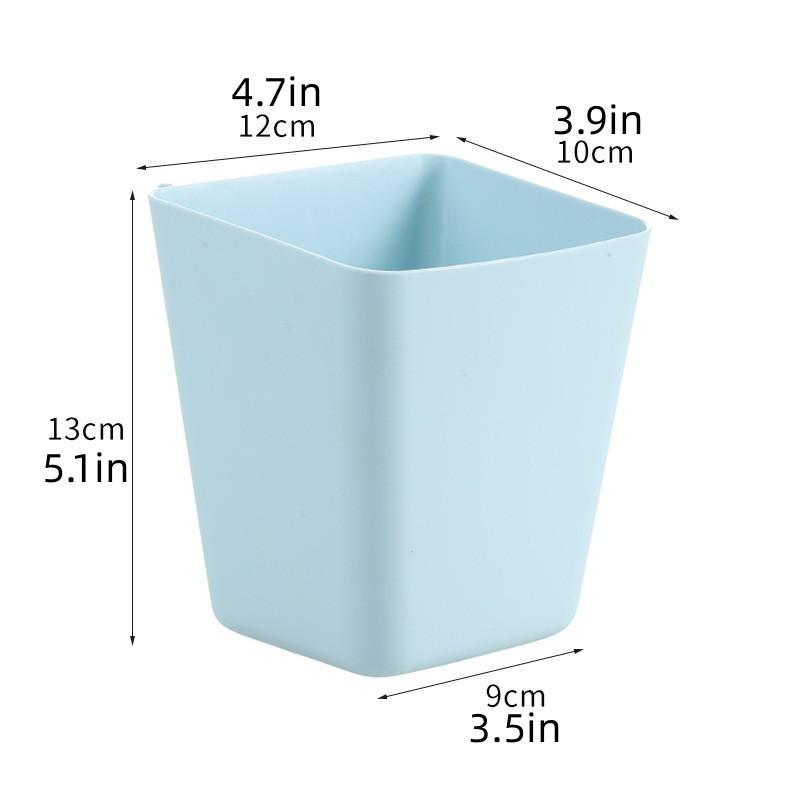 Small Trolley Hanging Basket Storage Basket, Kitchen and Bathroom Hanging Desktop Sundries Stationery Storage Box, Bedside Shelf