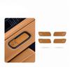 For Zeekr 9X 2025 2026 Door Switch Button Suede Protective Sticker Interior Parts Accessories