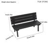 1 Pcs Simulation Bench Creative Chair Model Dollhouse Miniature Accessories Home Scene Display Props Crafts