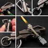 Portable Keychain Lighter with Matchs Strikes Design Keychain Matchs Lighter for Outdoor Adventure Camping Accessory