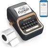 Wireless Mini Retro Label Maker Machine with Tape,Bluetooth Portable Thermal Sticker Printer for Phone,Small Business, Address, Logo, Qr Code,
