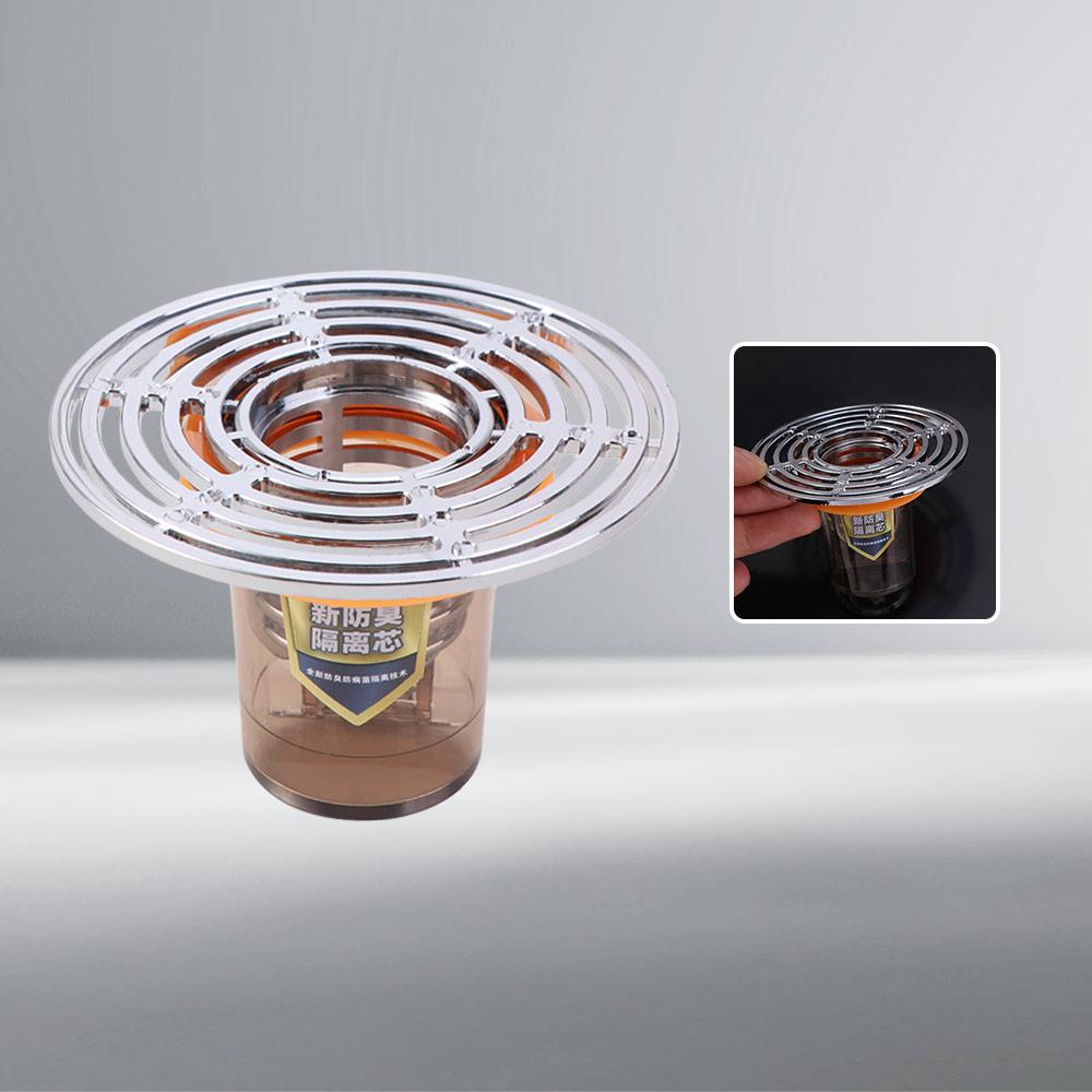 One-Way Drain Valve Floor Drain ABS Material Shower Drain Hair Strainer Odor Stopper  Toilet Drain