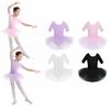 Kids Girls Half Sleeve Cotton Tulle Toddler Ballet Dance Tutu Dress Gymnastics Leotard Dancewear Stage Performance Costume