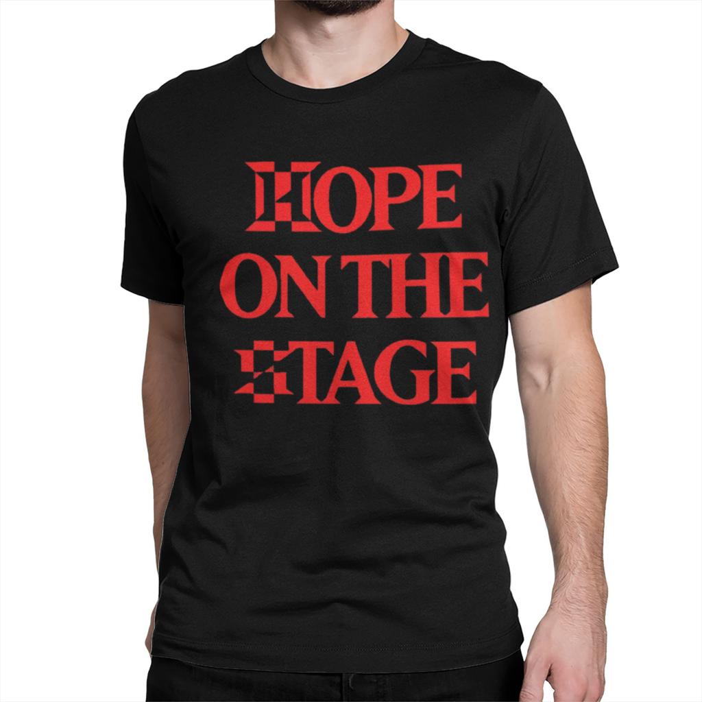 Hope on the Stage Tour T Shirts for Men Women Cotton Vintage T-Shirts Crew Neck Tee Shirt Short Sleeve Clothing 4XL 5XL