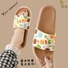 Fashion Rubber Slippers Women Luxury Shoes Pantofle Slides Designer 2025 Flat Summer Massage Flat Shoes Female Ladies' Slippers Slipers