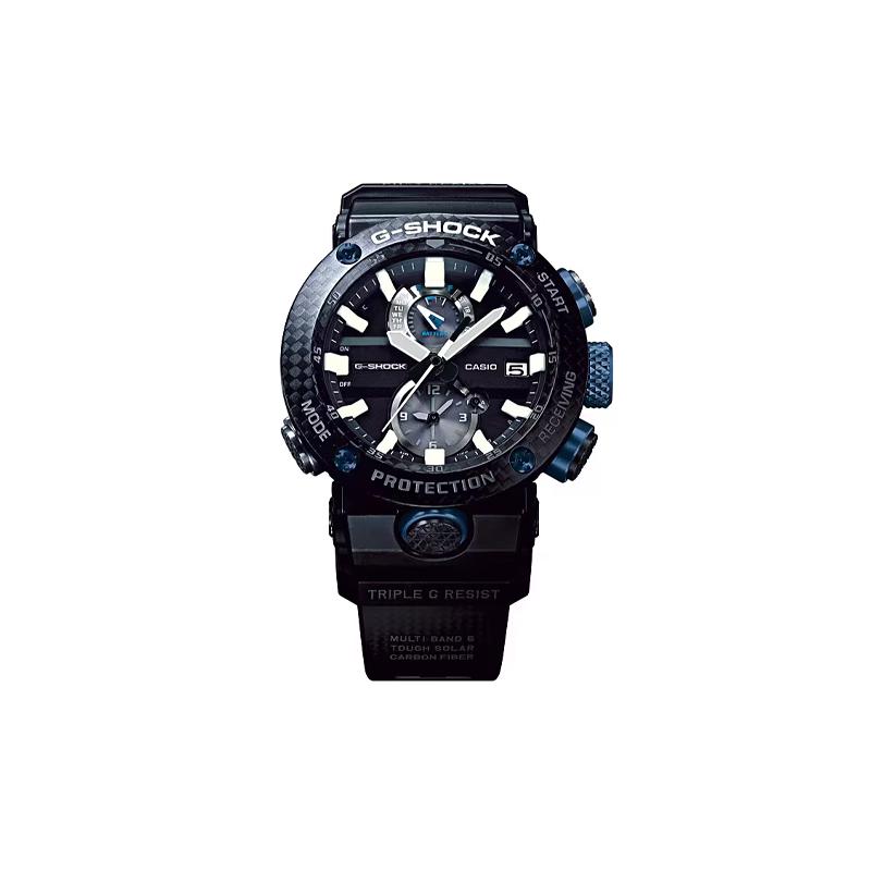 Casio G-SHOCK GRAVITYMASTER 200 meters waterproof solar quartz movement carbon fiber strap Japanese and Korean watch men's watch GWR-B1000-HT1A1JF