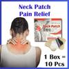 Herbal Neck Pain Relief Patch Plaster Muscle Pain Aches Pain Relief Blood Circulation Massage Care Relax Hot Warm