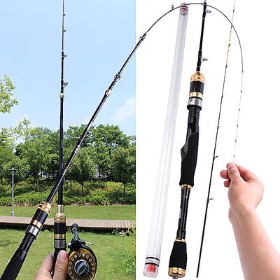Rock Fishing Pole Saltwater Offshore Extra Heavy Carbon 2-Piece Conventional Boat Fishing Rod