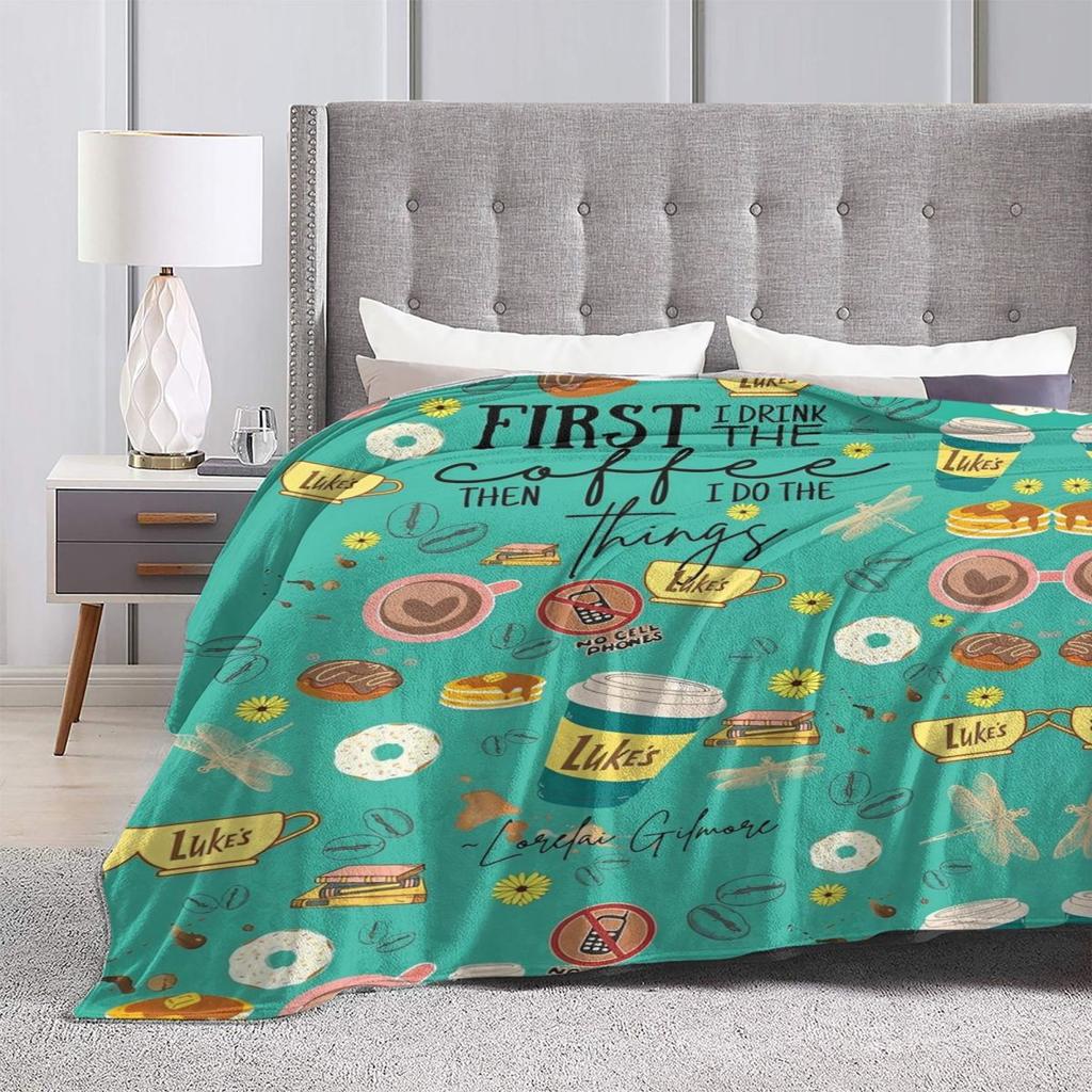 Soft Warm Blanket Camping Gilmore Girls TV Show Bedding Throws Flannel Bedspread For Bedroom Novelty Sofa Bed Cover
