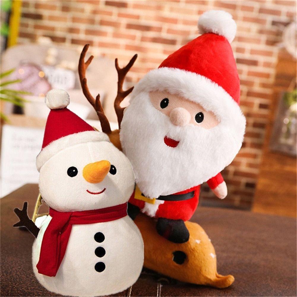 Gifts Stuffed Animal Snowman Plush Toy Santa Claus Plush Toys Elk Stuffed Toys Christmas Plush Toys