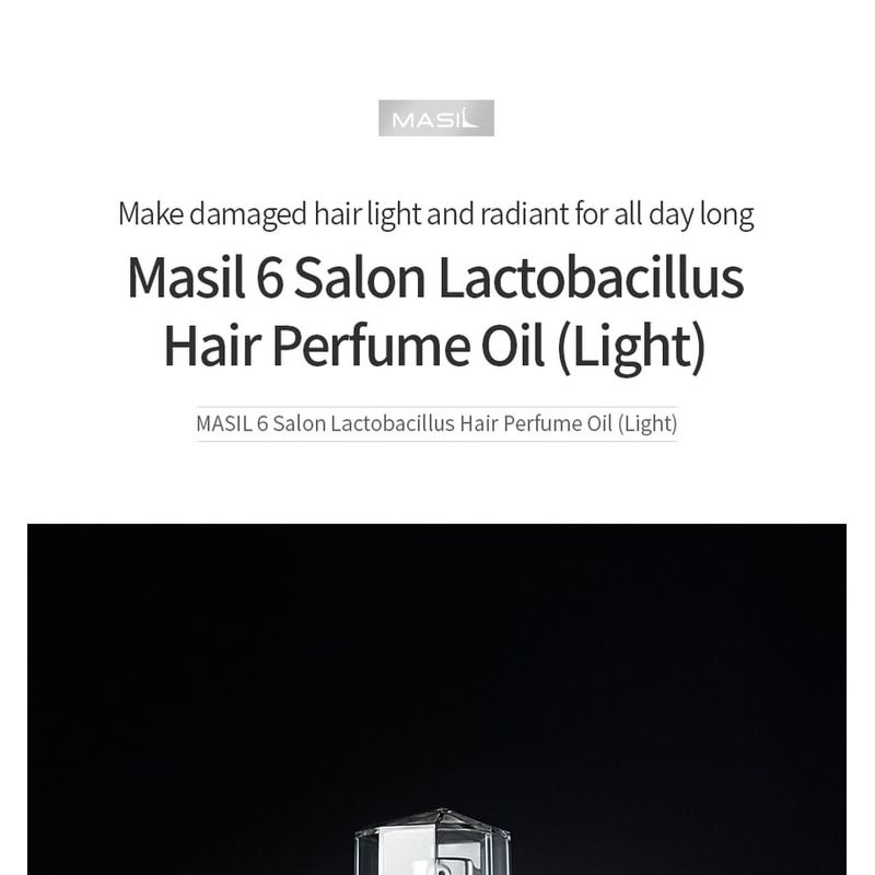 MASIL - 6 Salon Lactobacillus Hair Perfume Oil Light