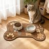 Eco-Friendly Quick-Dry Pet Placemat Easy Clean Waterproof Feeding Mat Absorbent Material Cartoon Pet Mat Indoor