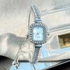 Fashion Rhinestone Women Watch Square Dial Ladies Quartz Watches Bracelet Band Wristwatches