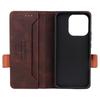 For Honor 400 Lite 5G Case Leather Wallet Flip Phone Cover with Hardware Decor