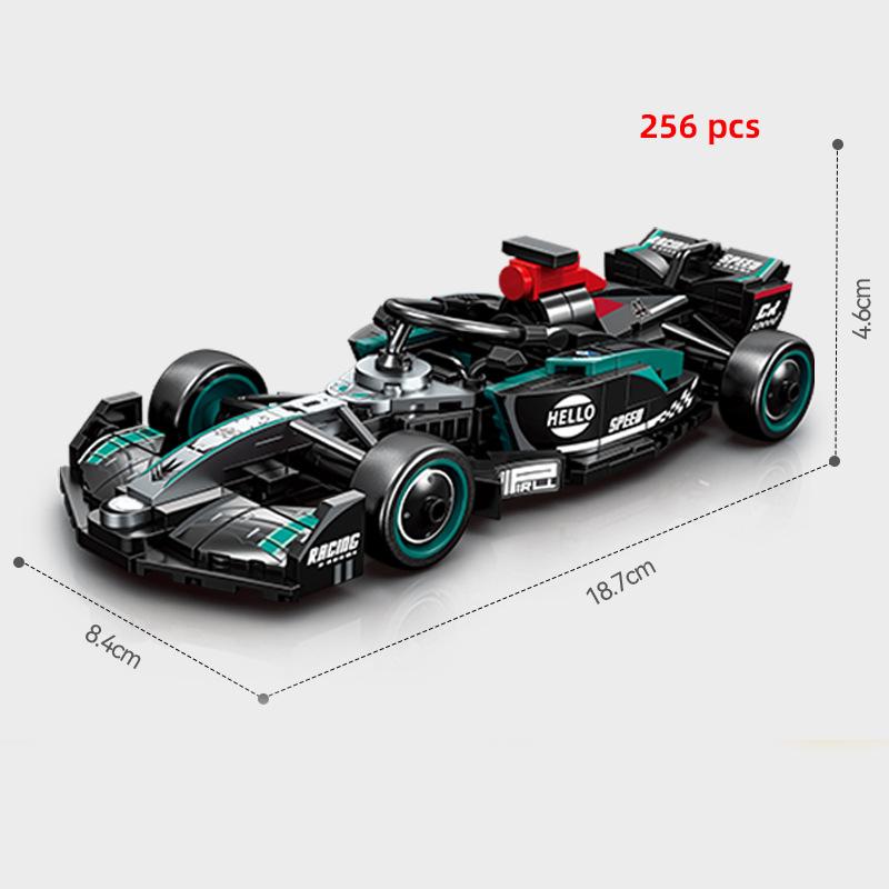 Creative Speed MOC City Vehicle Super Car Formula Car Rally Building Blocks Bricks Sets Ornament Diy ConsturctionToys