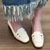Sheepskin Model~ French Cool Single Shoes Women's Thick Heels Are Not Tired of Feet, Summer with Skirts Hollowed Out Retro Mary Jane Evening Shoes